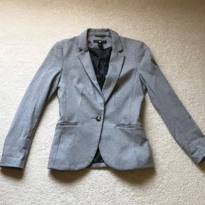 H&M Grey minuscule striped blazer XS 32 US 2
